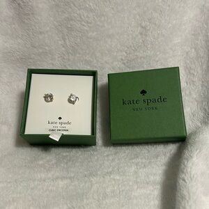 NWT Kate Spade Stud Cubic Zirconia Earrings